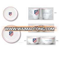 hot sale novelties world cup ceramic promotional breakfast mugs