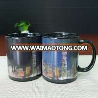 Christmas Gift Set For Guests Ceramic Coffee Sublimation Colour Changing Mugs